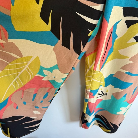 LUUKSE Tropical Print wide-leg jumpsuit Size: Small - Picture 4 of 6